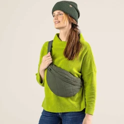 LIVING CRAFTS Penelopis | Fleece-Trui Groen Gaan Clearance