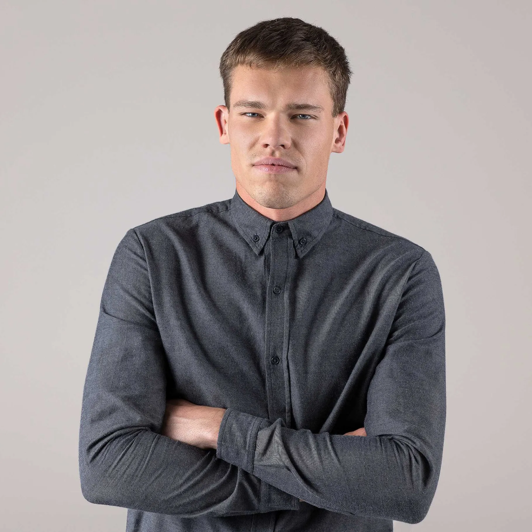 LIVING CRAFTS Pharren | Shirt Grafiet Flash Sale