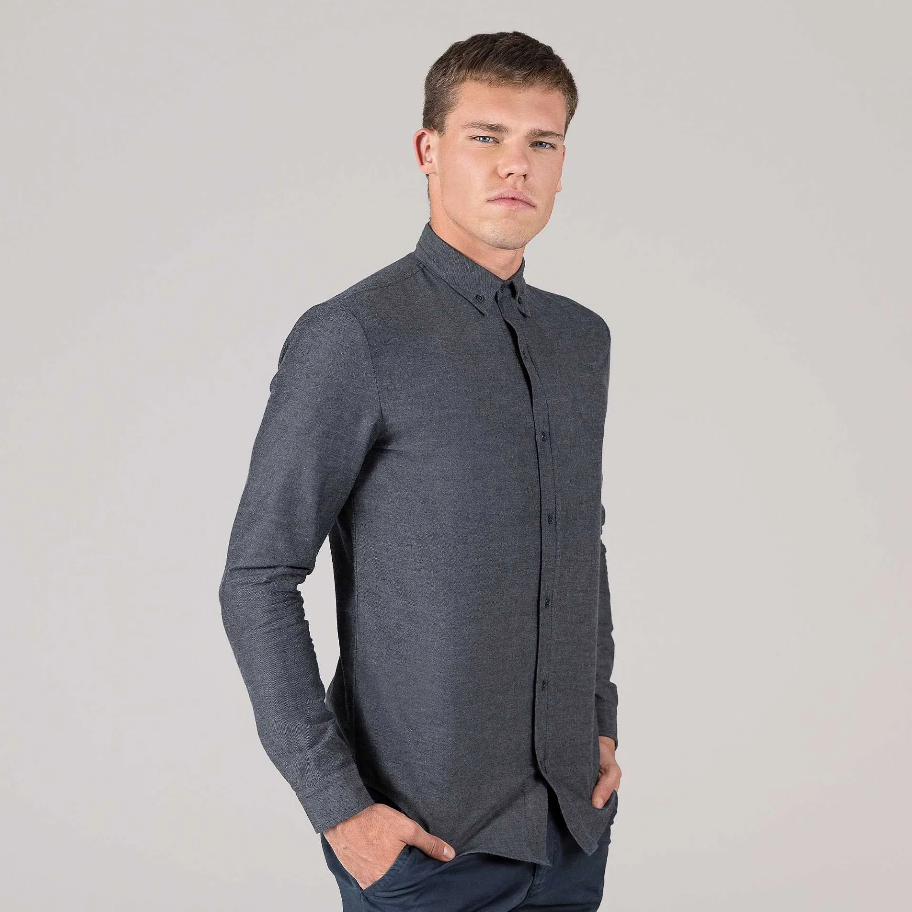 LIVING CRAFTS Pharren | Shirt Grafiet Flash Sale