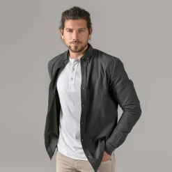LIVING CRAFTS Pharren | Shirt Grafiet Flash Sale