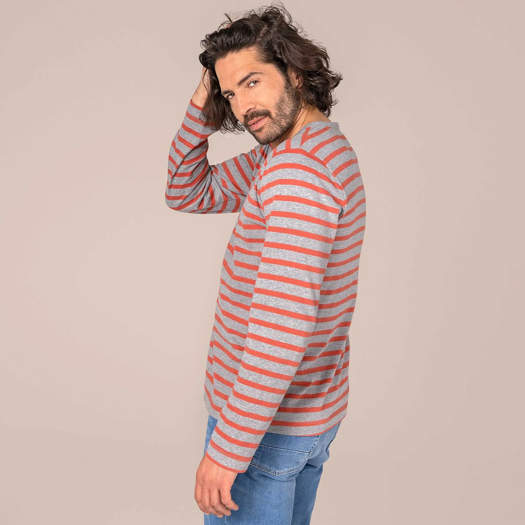 LIVING CRAFTS Philberto | Tshirt Met Lange Mouwen Kruid Best