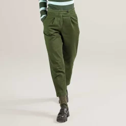 LIVING CRAFTS Philis | Broek Donker Olijfgroen Fashion