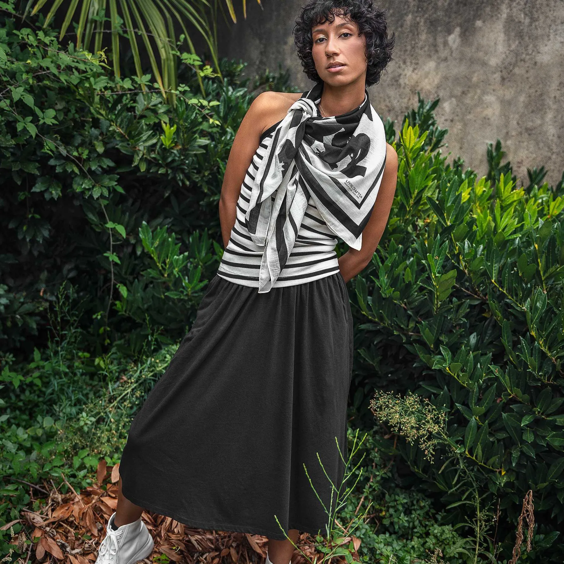 LIVING CRAFTS Rebekka | Rok Zwart Flash Sale