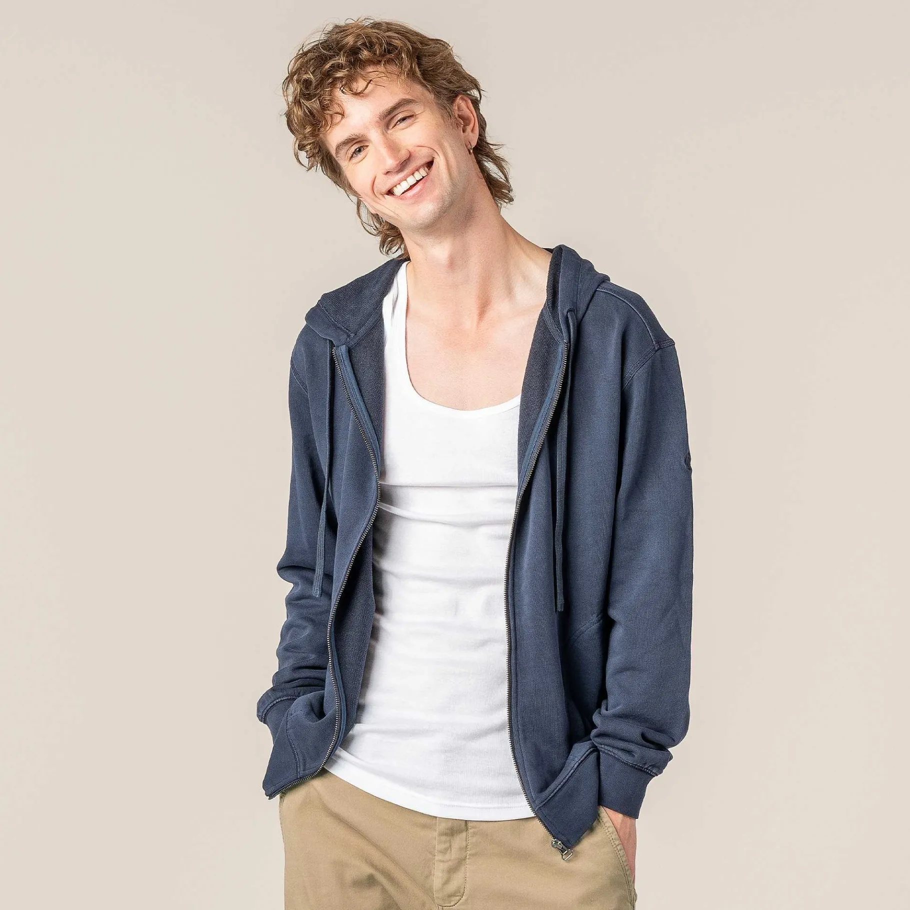 LIVING CRAFTS Reto | Hoodie-Jasje Middernacht Best
