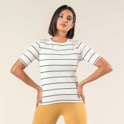LIVING CRAFTS Ria | T-Shirt Zandschelp/Zwart New