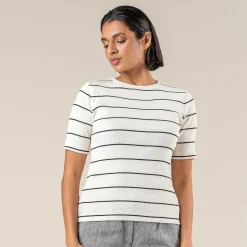 LIVING CRAFTS Ria | T-Shirt Zandschelp/Zwart New