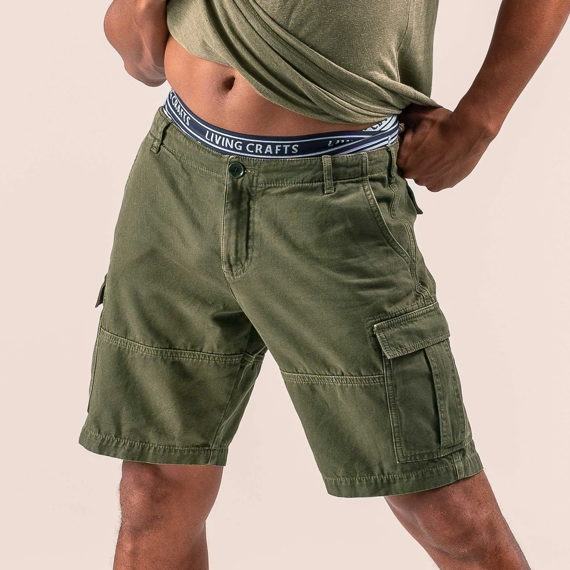 LIVING CRAFTS Rico | Korte Broek Klimop Cheap