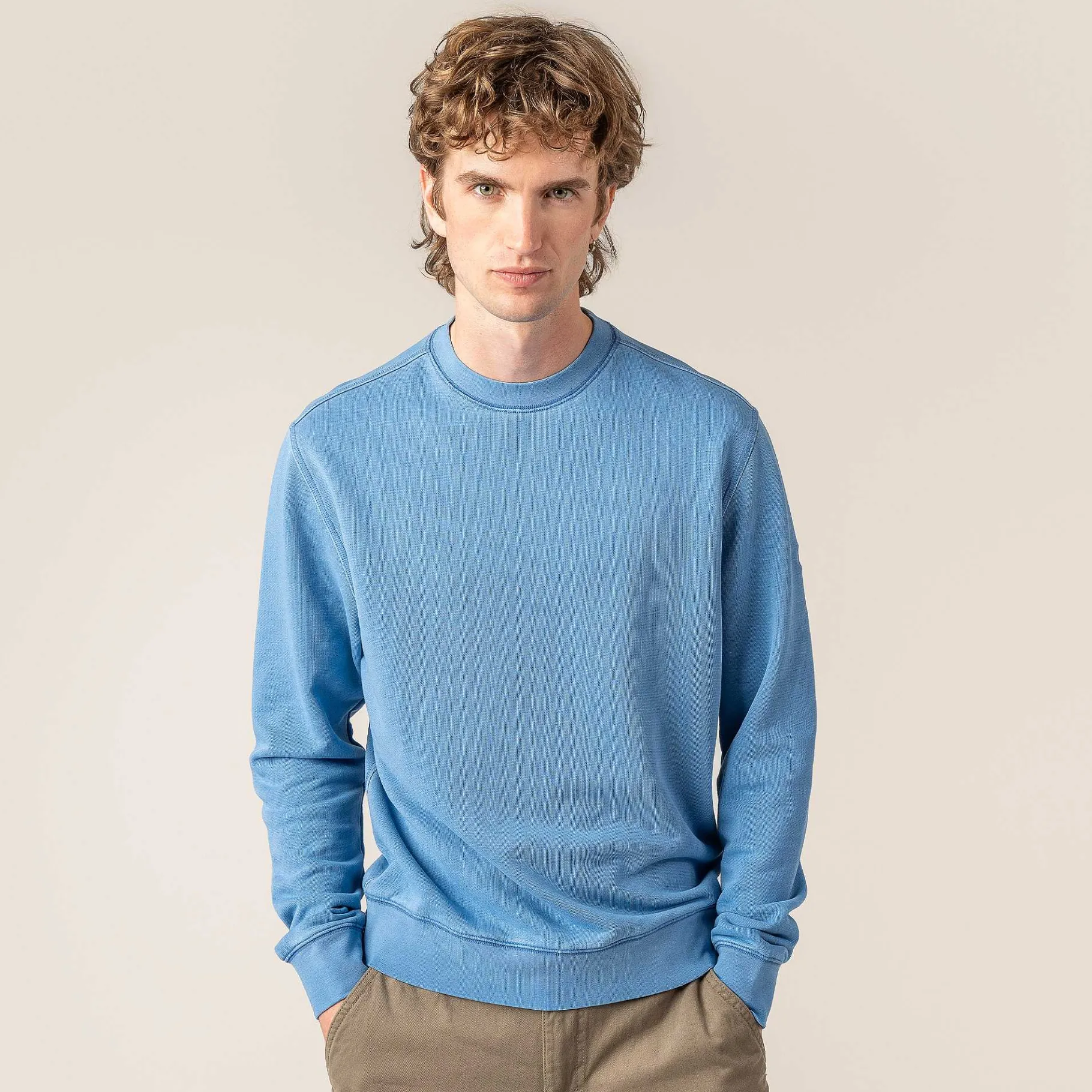 LIVING CRAFTS Ronny | Uniseks Sweatshirt Ozeaan New