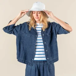 LIVING CRAFTS Roxana | Vest Indigo Blauw Best