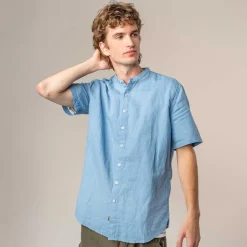 LIVING CRAFTS Ruben | Shirt Met Korte Mouwen Ozeaan Online