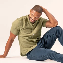 LIVING CRAFTS Ruben | Shirt Met Korte Mouwen Wilg Online