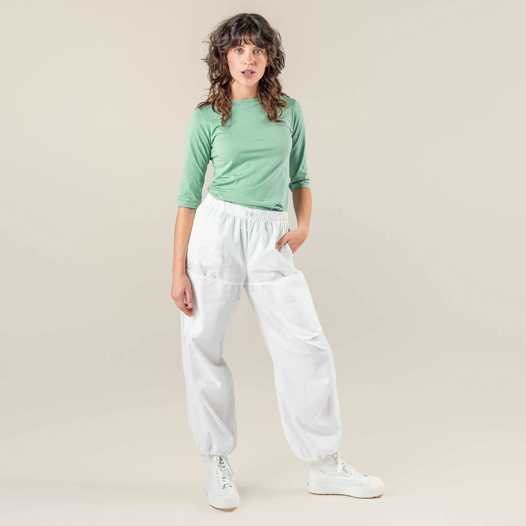 LIVING CRAFTS Rulie | Broek Wit Discount