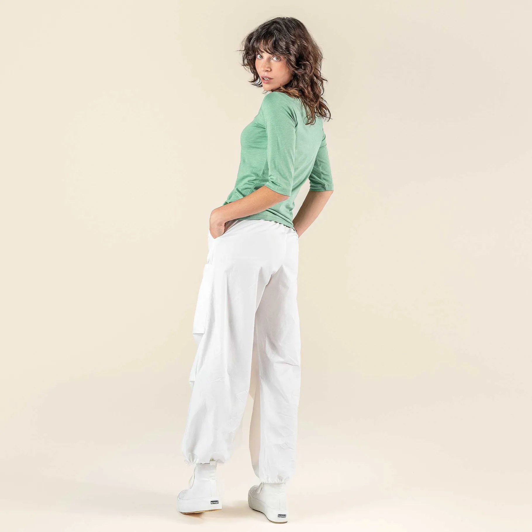 LIVING CRAFTS Rulie | Broek Wit Discount