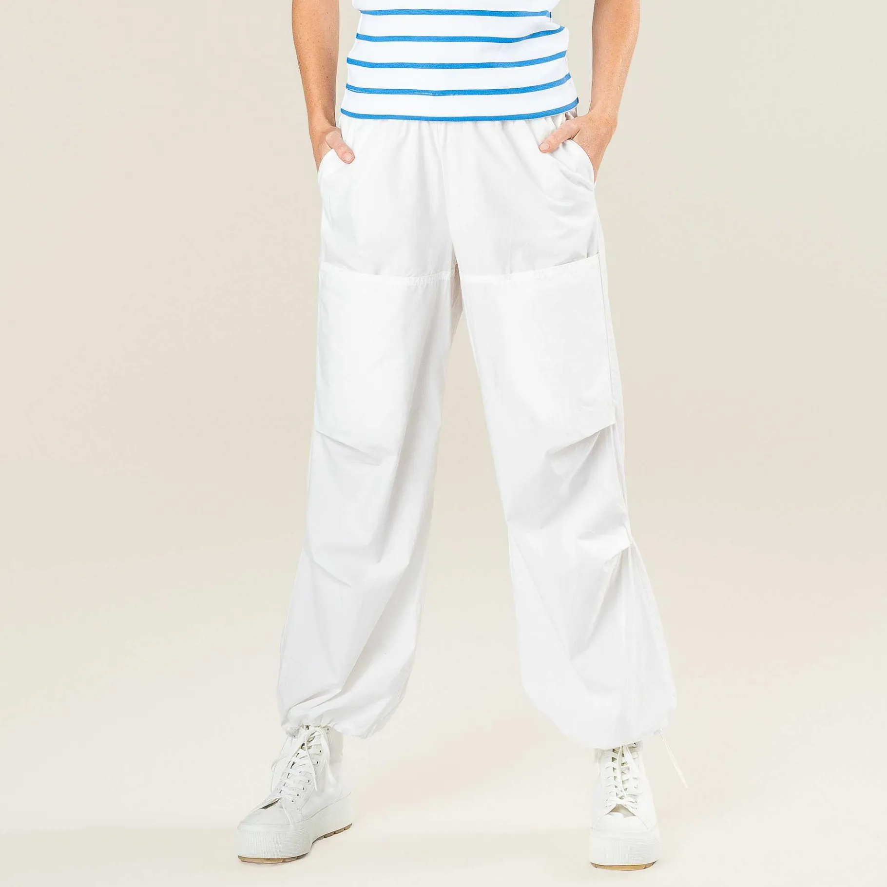LIVING CRAFTS Rulie | Broek Wit Discount