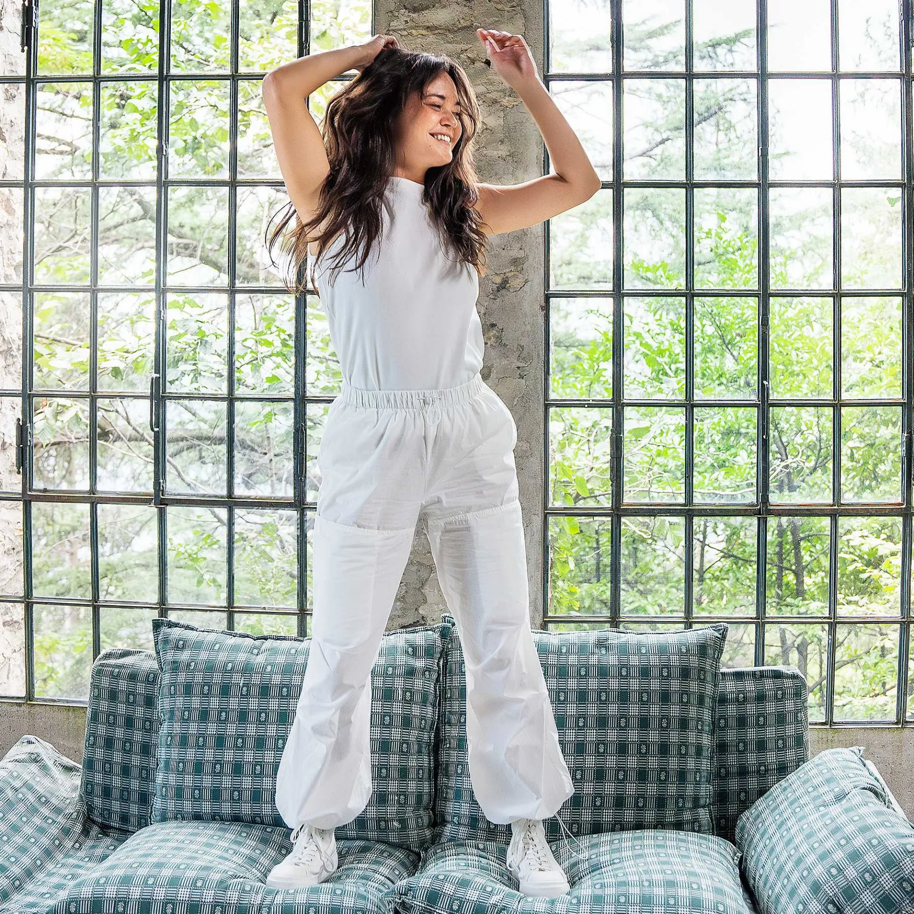 LIVING CRAFTS Rulie | Broek Wit Discount