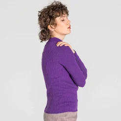 LIVING CRAFTS Waargebeurd Verhaal Abiona | Tshirt Met Lange Mouwen Paars Sale