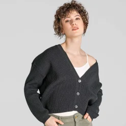 LIVING CRAFTS Waargebeurd Verhaal Alfrey | Vest Boxy Uit Zwart Flash Sale