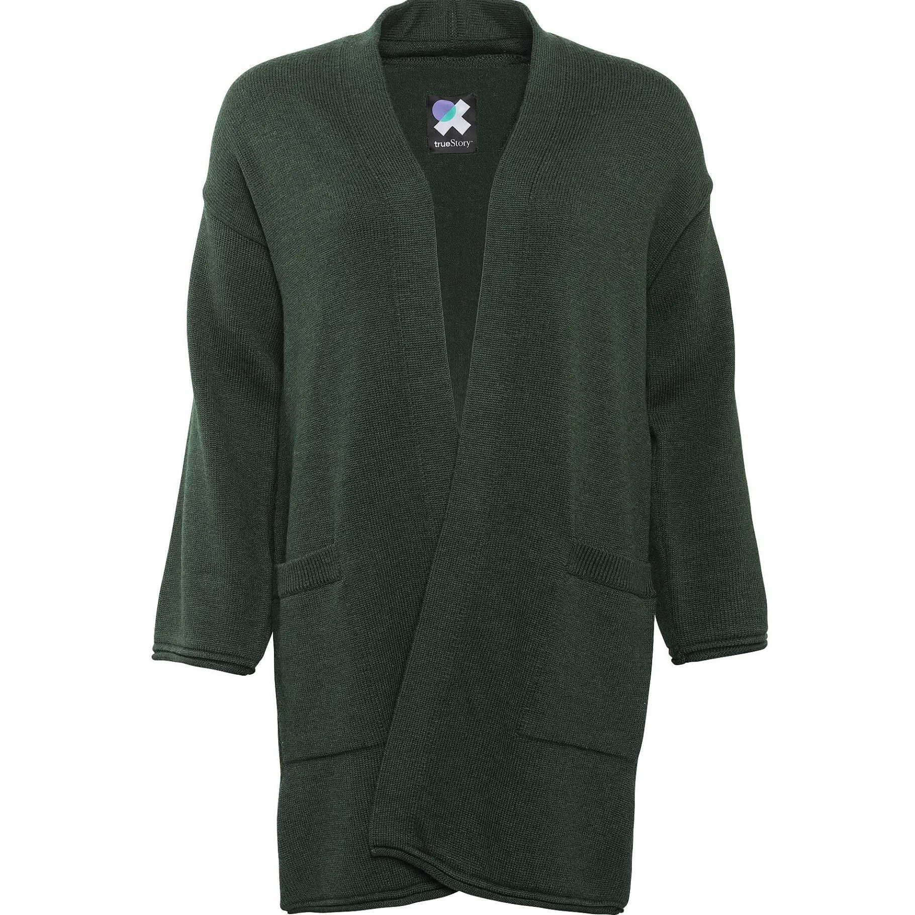 LIVING CRAFTS Waargebeurd Verhaal Aniek | Vest Lang Bos Groen Sale