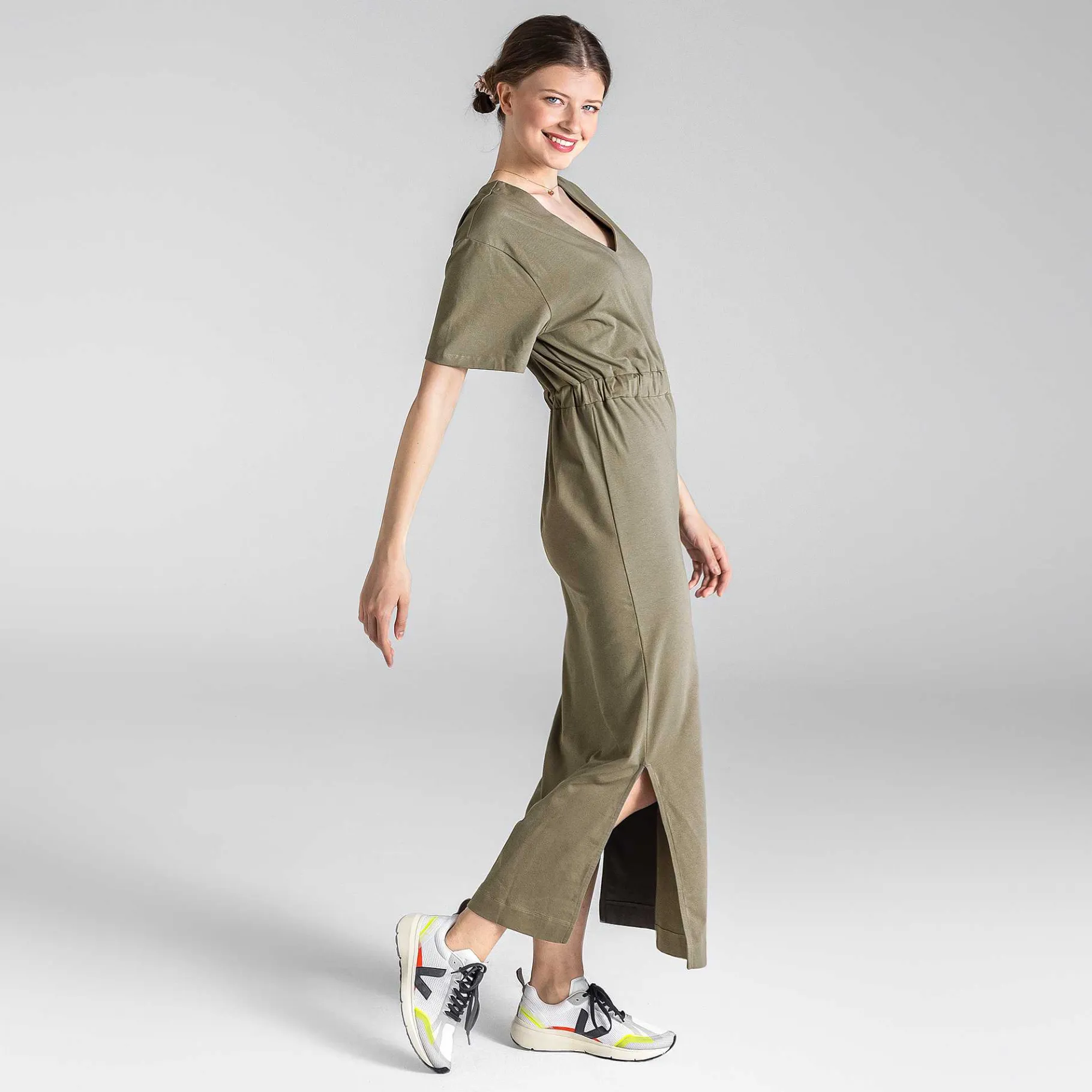 LIVING CRAFTS Waargebeurd Verhaal Bahati | Jurk Khaki Cheap