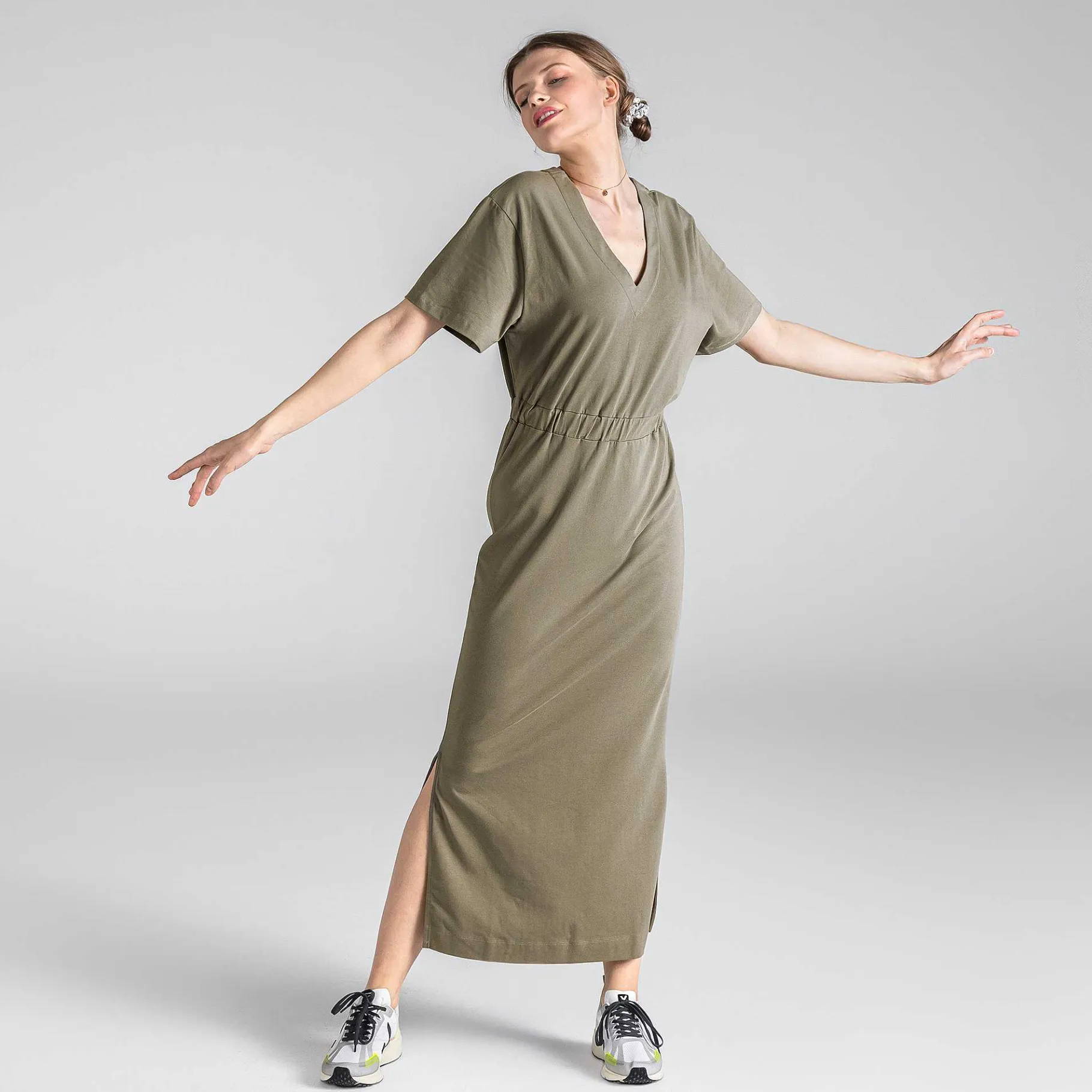 LIVING CRAFTS Waargebeurd Verhaal Bahati | Jurk Khaki Cheap