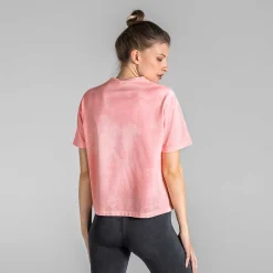 LIVING CRAFTS Waargebeurd Verhaal Benja | Vervaardigd Boxy T-Shirt Artwash Roze Sale