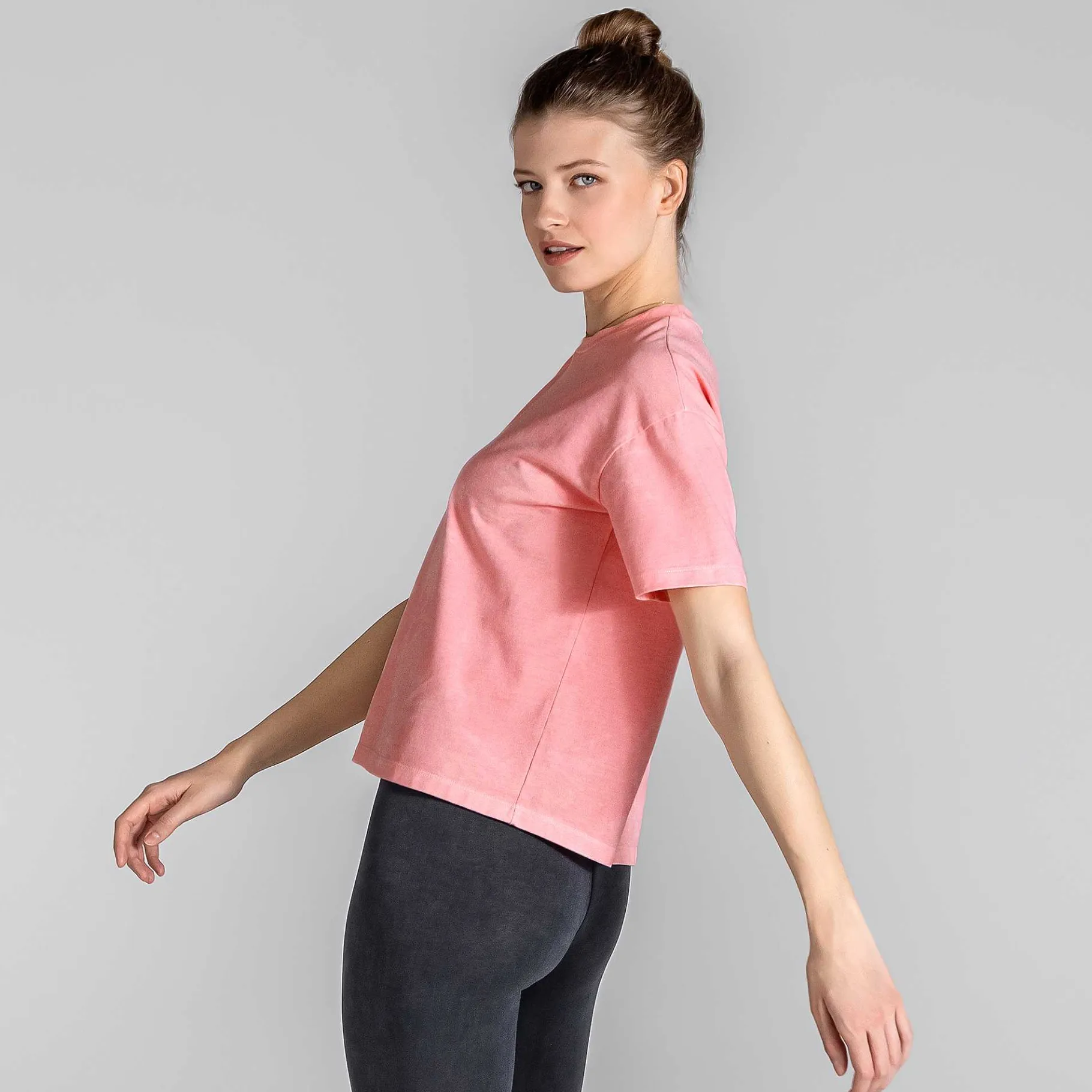 LIVING CRAFTS Waargebeurd Verhaal Benja | Vervaardigd Boxy T-Shirt Artwash Roze Sale