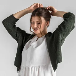 LIVING CRAFTS Waargebeurd Verhaal Bine | Vest Donker Kaki Hot