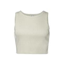 LIVING CRAFTS Waargebeurd Verhaal Demi | Geribbelde Crop-Top Zand Online