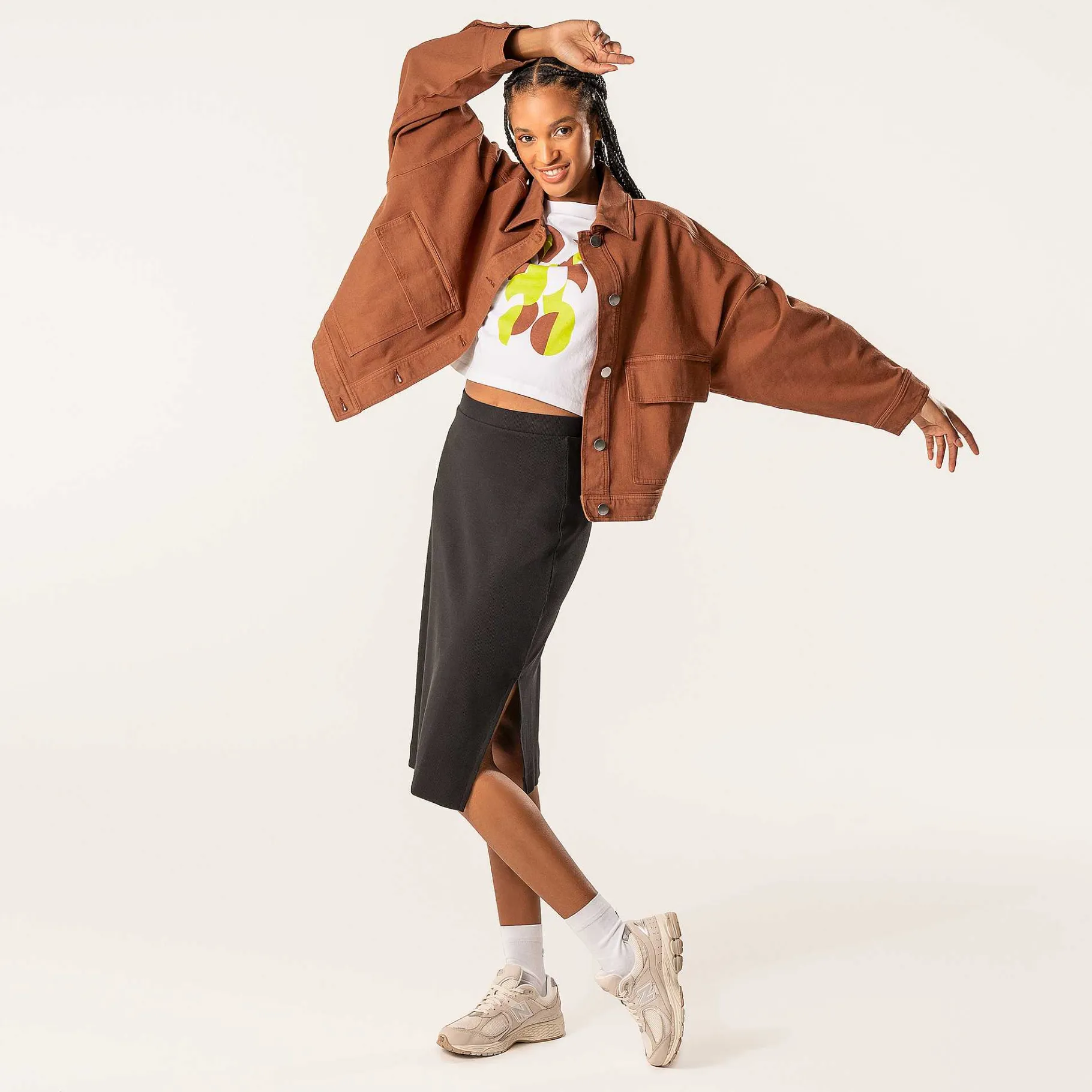 LIVING CRAFTS Waargebeurd Verhaal Deva | Jersey Rok Zwart Sale